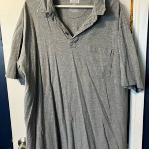Duluth Trading Co Gray Polo Shirt GUC XL